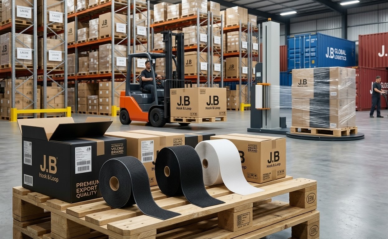 Velcro hook and loop fastener tape rolls